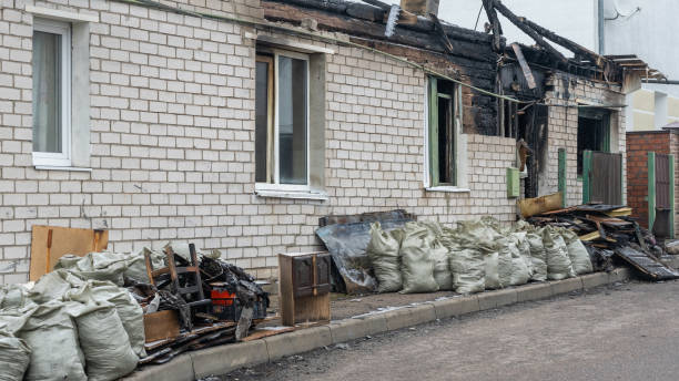 Professional Fire Damage Assessment technician working in Bethel, MN